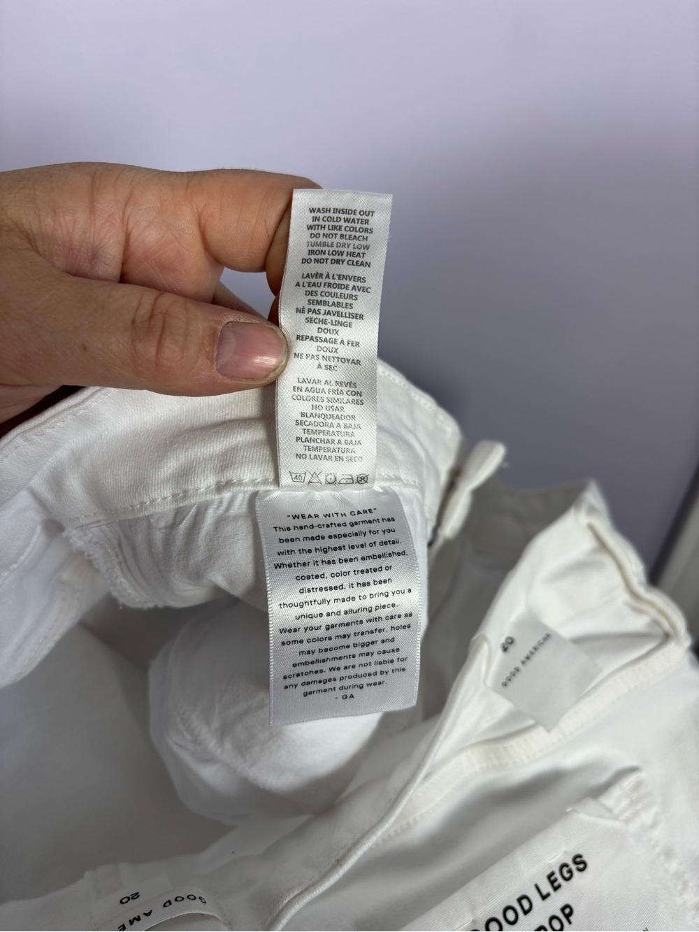 Good American Ultimate Sculpting White Skinny Jeans With Extra Stretch 20W - Picture 9 of 9
